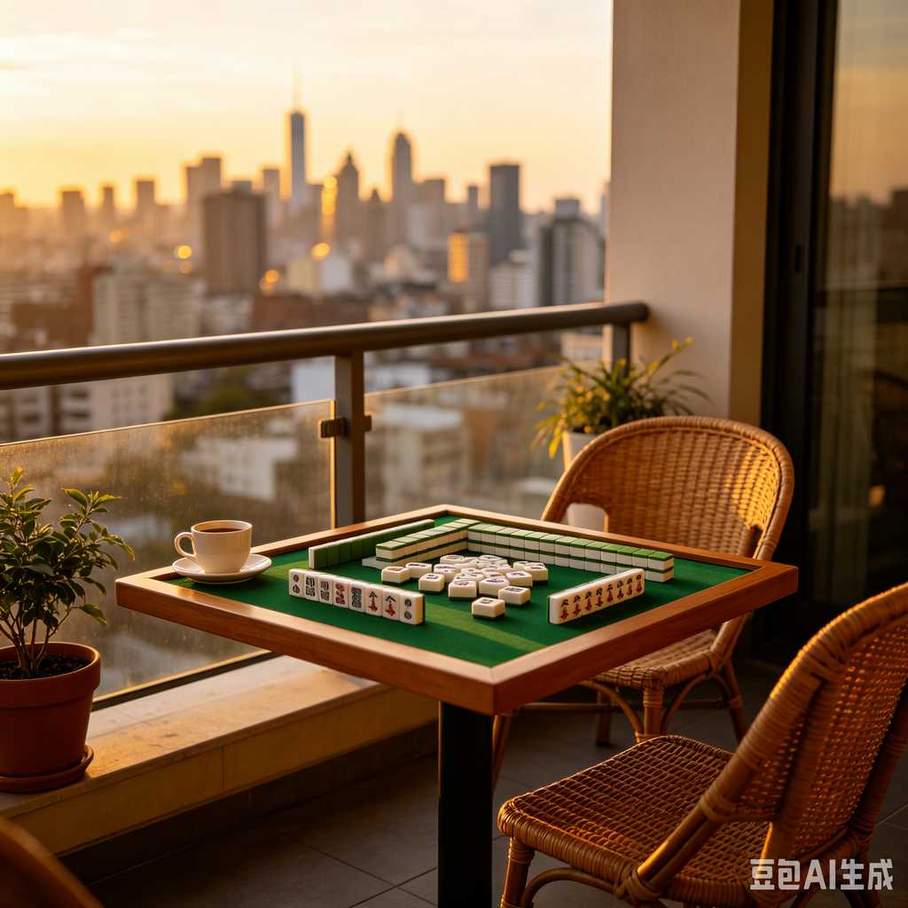 pink mahjong set